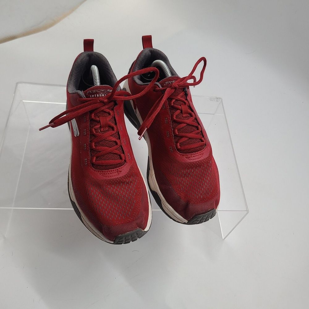 Skechers Men's Skech Air Extreme v2 Trident Shoes Size 10 232257/RDCC Red Gray